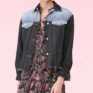 EUC LA VIE Rebecca Taylor Denim Patch Jacket // Medium